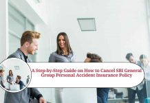 how to cancel sbi general group personal accident insurance policy