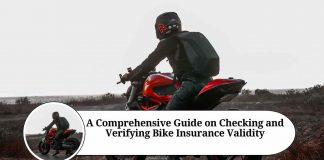 how to check the bike insurance validity