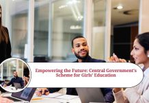 what is the scheme implemented by the central government to develop the girl's education?