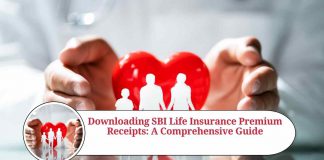 how to download sbi life insurance premium receipt