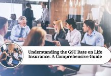life insurance gst rate