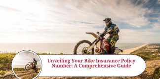 how to find my bike insurance policy number