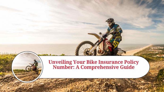 how to find my bike insurance policy number