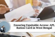 Ensuring Equitable Access: APL Ration Card in West Bengal