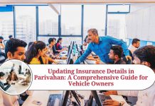 how to update insurance details in parivahan