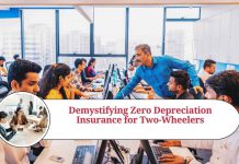 zero dep insurance for two wheeler