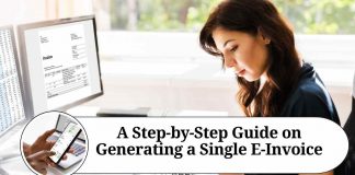 A Step-by-Step Guide on Generating a Single E-Invoice