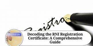 Decoding the RNI Registration Certificate: A Comprehensive Guide