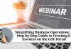 Simplifying Business Operations: A Step-by-Step Guide to Creating E-Invoices on the GST Portal