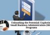 Unleashing the Potential: Exploring Small Business Administration (SBA) Programs
