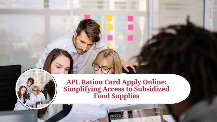 apl ration card apply online