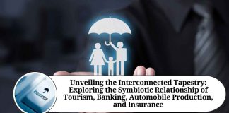 Unveiling the Interconnected Tapestry: Exploring the Symbiotic Relationship of Tourism, Banking, Automobile Production, and Insurance
