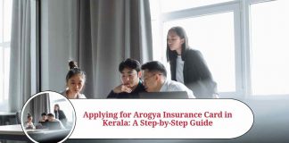 how to apply arogya insurance card in kerala