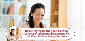 is denting painting covered in insurance