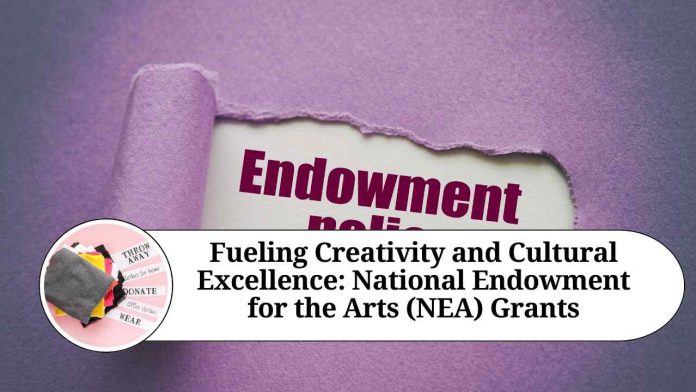 Fueling Creativity and Cultural Excellence: National Endowment for the Arts (NEA) Grants