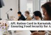 APL Ration Card in Karnataka: Ensuring Food Security for All