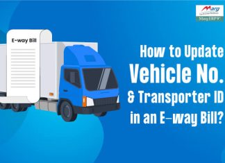 update Vehicle No in an E-way Bill