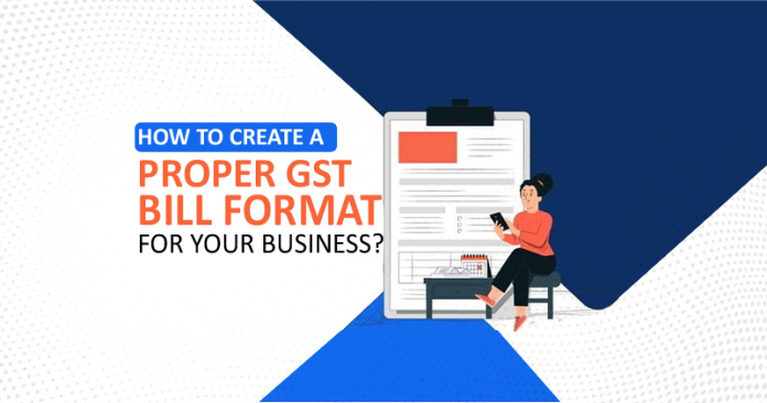 How to Create GST Bill Format