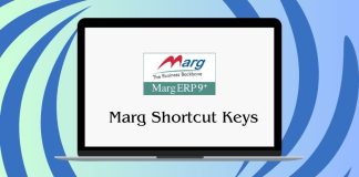 Marg Shortcut Keys