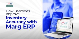 How Barcodes Improve Inventory Accuracy with Marg ERP